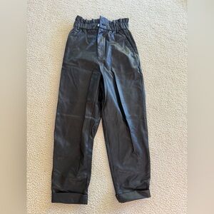 Zara Leather Trousers